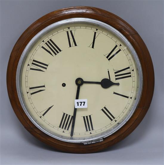 A wall clock Dia.38cm.